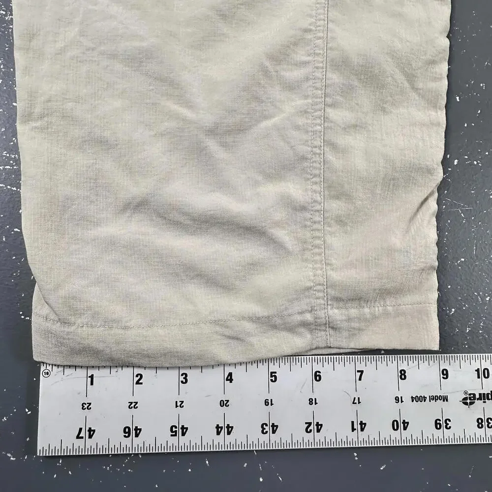 Columbia PFG Convertible Pants Mens XL Beige Off White Hunt Fish Hike Cargo - Picture 5 of 8